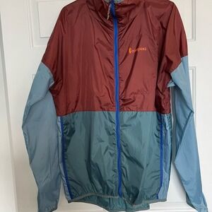 Cotopaxi Teca Windbreaker Jacket M/L Blue/Maroon Men's/Womens